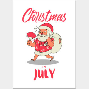 Christmas in July Posters and Art